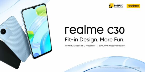 realme présente le C30, un smartphone d’entrée de gamme
