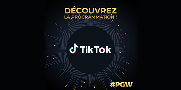 Le programme de TikTok à la Paris Games Week