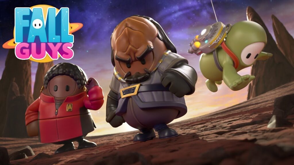 Fall Guys x Star Trek - Spock - Uhura - Worf le Klingon