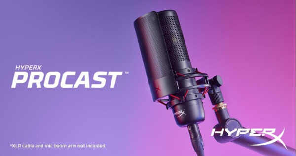 HyperX annonce le lancement du microphone HyperX ProCast