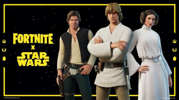 Fortnite annonce le retour de la semaine Skywalker avec Luke, Leia et Han-Solo