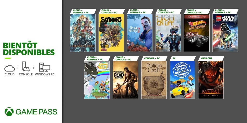Xbox Game Pass : LEGO Star Wars : La Saga Skywalker, High on Life, Hello Neighbor 2