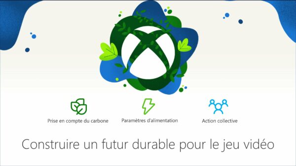 Xbox environnement émissions carbone