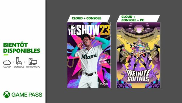 Prochainement dans le Xbox Game Pass : MLB The Show 23 et Infinite Guitars