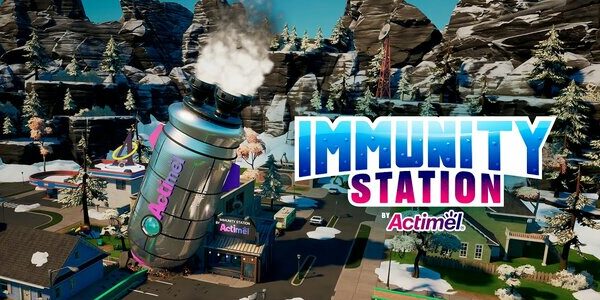 Actimel lance une opération inédite dans Fortnite avec une Immunity Station