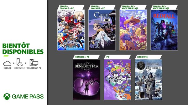 Xbox Game Pass : Redfall, The Last Case of Benedict Fox, BlazBlue: Cross Tag Battle