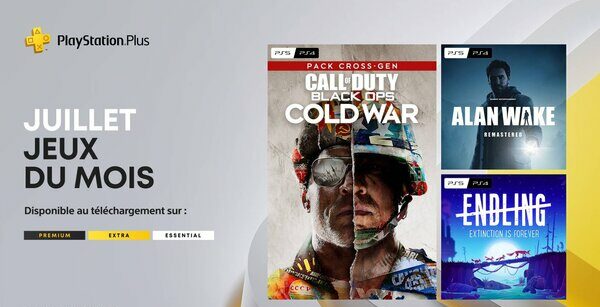 PlayStation Plus de juillet 2023 : Call of Duty: Black Ops Cold War, Alan Wake Remastered, Endling – Extinction is Forever