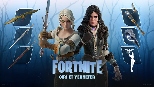 Yennefer - Ciri - The Witcher x Fortnite