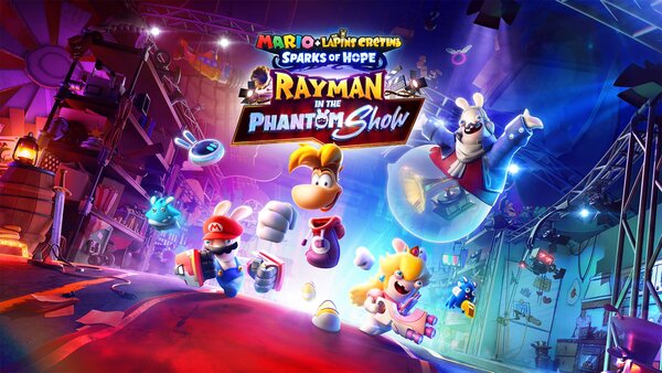 Mario + The Lapins Crétins Sparks Of Hope - DLC Rayman in the Phantom Show