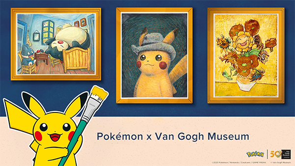 Pokémon x Van Gogh - The Pokémon Company x Musée Van Gogh