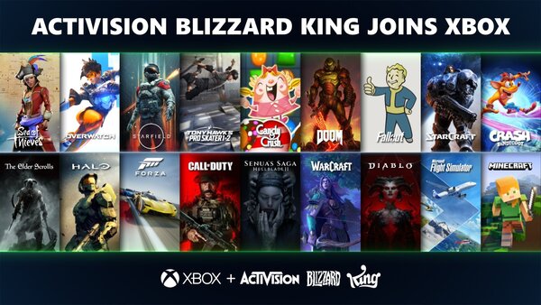 Activision Blizzard King est officiellement racheté par Xbox