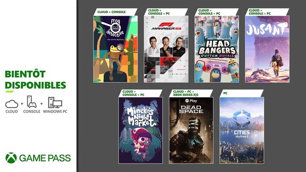 Xbox Game Pass : Cities: Skylines II, Dead Space, Jusant