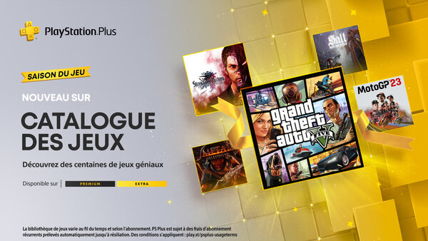 Catalogue PlayStation Plus Extra Premium Décembre 2023