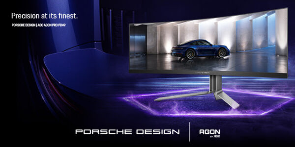 Porsche Design et AGON by AOC dévoilent le moniteur de jeu incurvé PD49