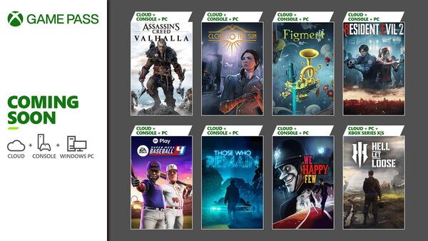 Xbox Game Pass : Assassin’s Creed Valhalla, Resident Evil 2, Hell Let Loose