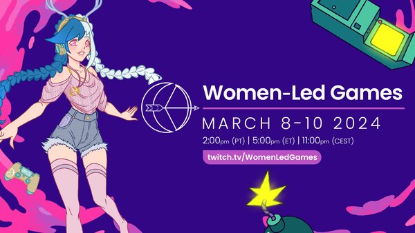 Women-Led Games est de retour du 8 au 10 mars