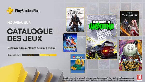 PlayStation Plus Extra - PlayStation Plus Premium - février 2024