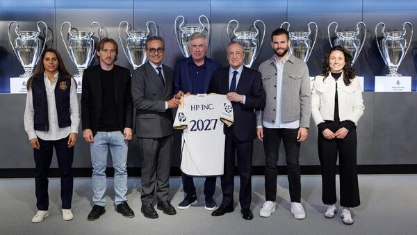 Real Madrid partenariat technologique HP