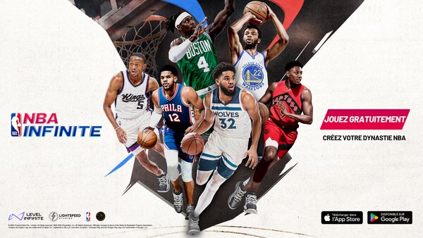 NBA Infinite est disponible gratuitement sur iOS et Android