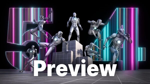 Unreal Engine 5.4 Preview 1 est disponible