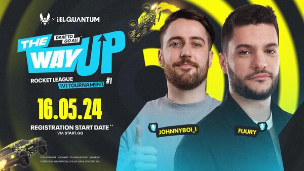Team Vitality et JBL Quantum présentent The Way Up, tournoi Rocket League réservé aux 14-20 ans