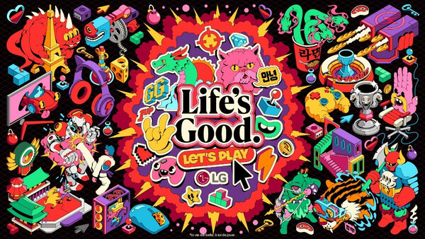 Life's Good Let's Play , Life's Good , Let's Play , LG , LG Electronics France