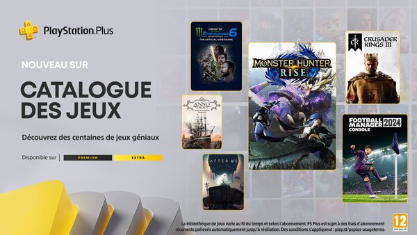 PlayStation Plus : Juin 2024 – Les nouveautés des catalogues Extra et Premium