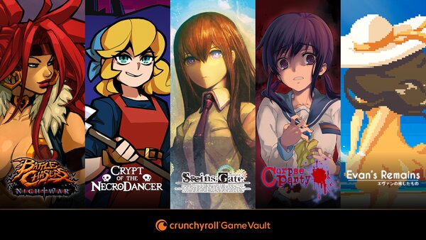 Crunchyroll ajoute 15 nouveaux jeux dans Crunchyroll Game Vault