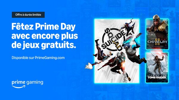Amazon Prime Day 2024 , Amazon Prime Gaming , Suicide Squad : Kill the Justice League , Chivalry 2 , Rise of the Tomb Raider