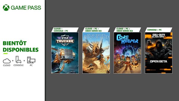 Prochainement dans le Xbox Game Pass : la bêta ouverte de Call of Duty: Black Ops 6, Atlas Fallen, Star Trucker