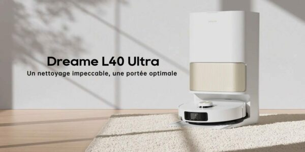 Le robot aspirateur-laveur Dreame L40 Ultra est disponible