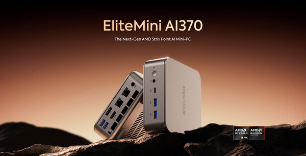 Minisforum annonce le lancement du mini PC EliteMini AI370