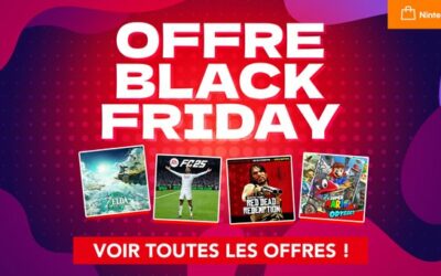 Les offres Black Friday de Nintendo débuteront le 18 novembre