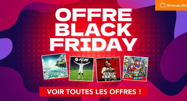 Les offres Black Friday de Nintendo débuteront le 18 novembre