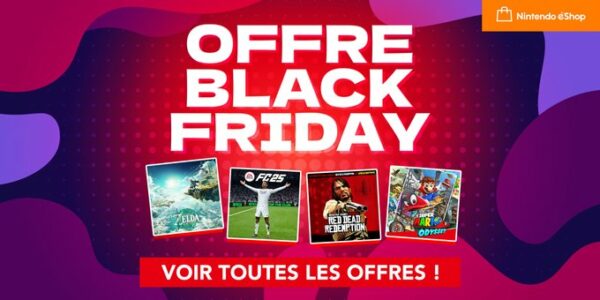 Les offres Black Friday de Nintendo débuteront le 18 novembre