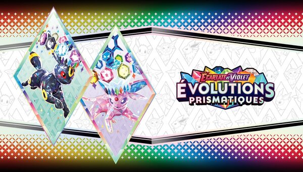 JCC Pokémon – L’extension Écarlate et Violet – Évolutions Prismatiques est disponible