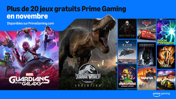 Les offres Prime Gaming de novembre 2024