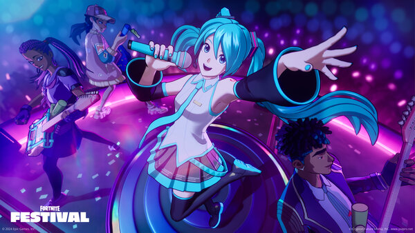 Hatsune Miku est l’icône de la saison 7 de Fortnite Festival