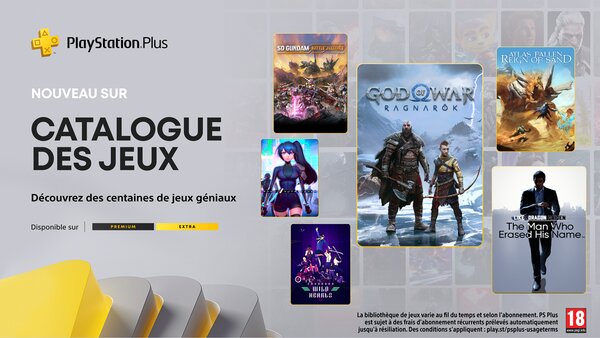 Les nouveautés sur le catalogue PlayStation Plus en janvier