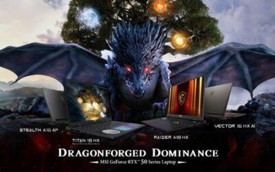 CES 2025 – MSI dévoile ses ordinateurs portables équipés de GeForce RTX 50