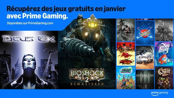 Les offres Prime Gaming de janvier 2025