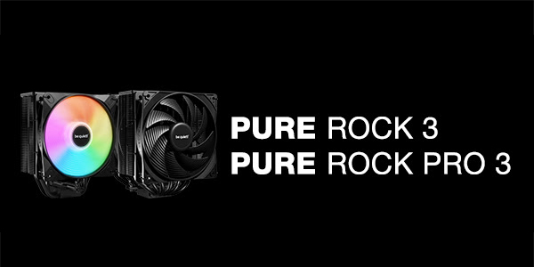 be quiet! ventirads Pure Rock , Pure Rock 3 Black, Pure Rock 3 LX, Pure Rock Pro 3 Silver, Pure Rock Pro 3 Black, Pure Rock Pro 3 LX