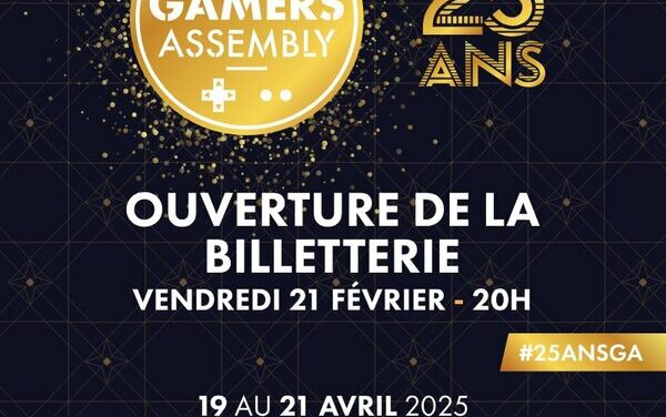 La 25ème édition de la Gamers Assembly se tiendra les 19, 20 et 21 avril à Poitiers