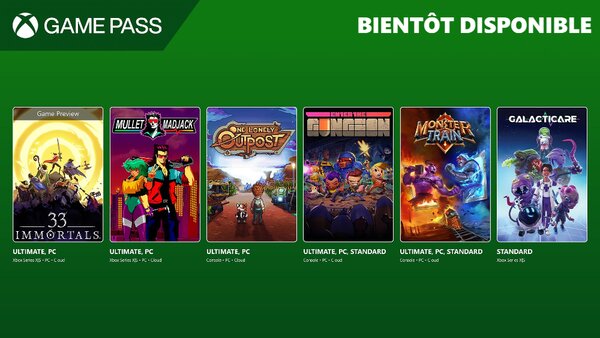 33 Immortals arrive prochainement dans le Xbox Game Pass