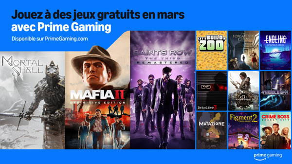 Les offres Amazon Prime Gaming de mars 2025