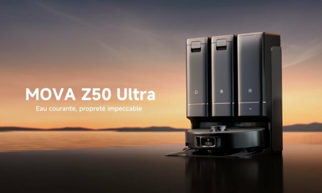 MOVA présente le robot aspirateur et laveur Z50 Ultra