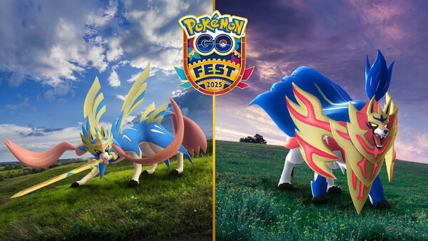 Pokémon Go Fest 2025 - Zacian & Zamazenta