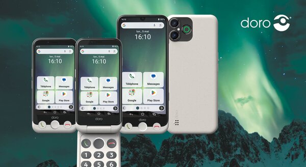 Doro dévoile les smartphones Aurora pour connecter les seniors