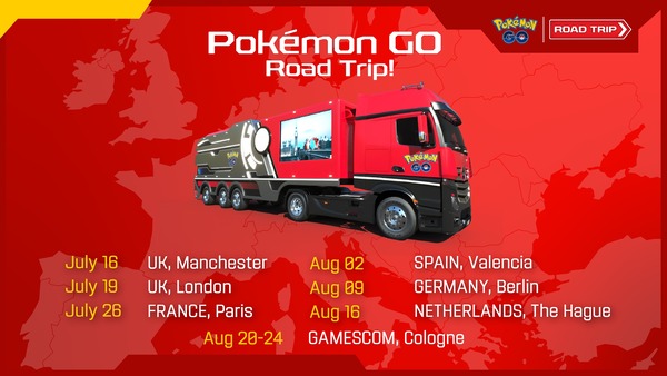 Le Road Trip Pokémon GO 2025 prendra la route dès le 16 juillet