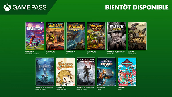 Prochainement dans le Game Pass : Rematch, Warcraft III: Reforged, Call of Duty: WWII